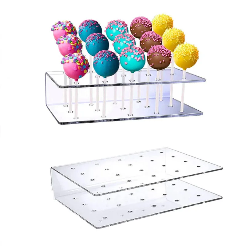 Pop Display Shelf - Hole Cake Pop Stand Candy Display
