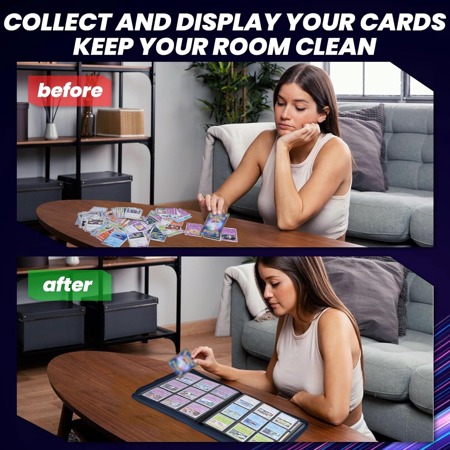9 Pocket Trading Card Binder,  - огляд і ціна Card Penny Sleeve