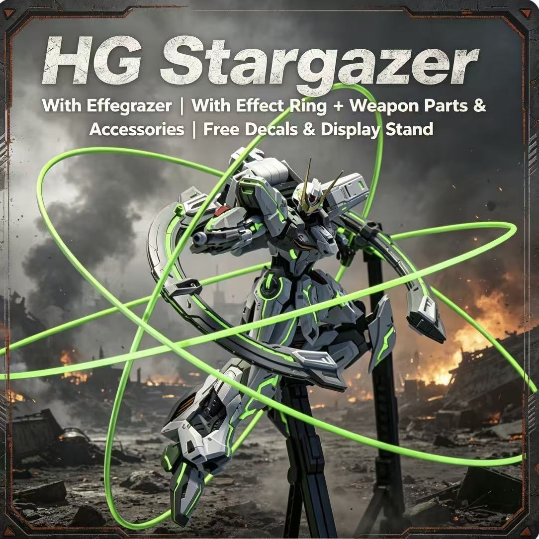 47 HG Stargazer Mecha with Eff - огляд і ціна Bandai Model Gundam Hg