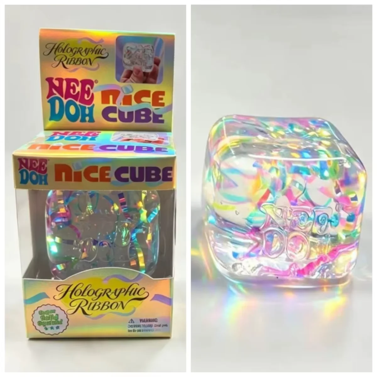 NeeDoh Nice Cube Square Sensor - огляд і ціна Fidget Cube Original