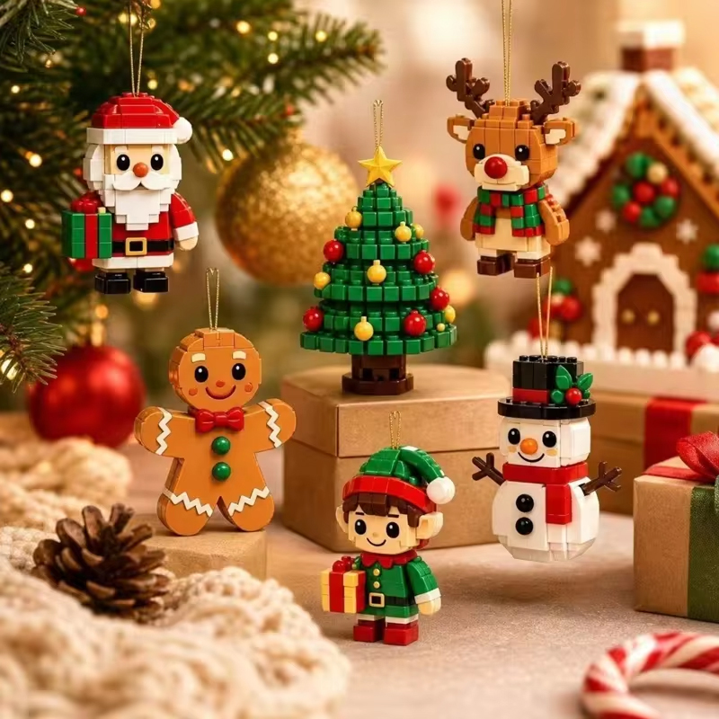 NEW Popular Mini Christmas 3D  - огляд і ціна Building Block Mini