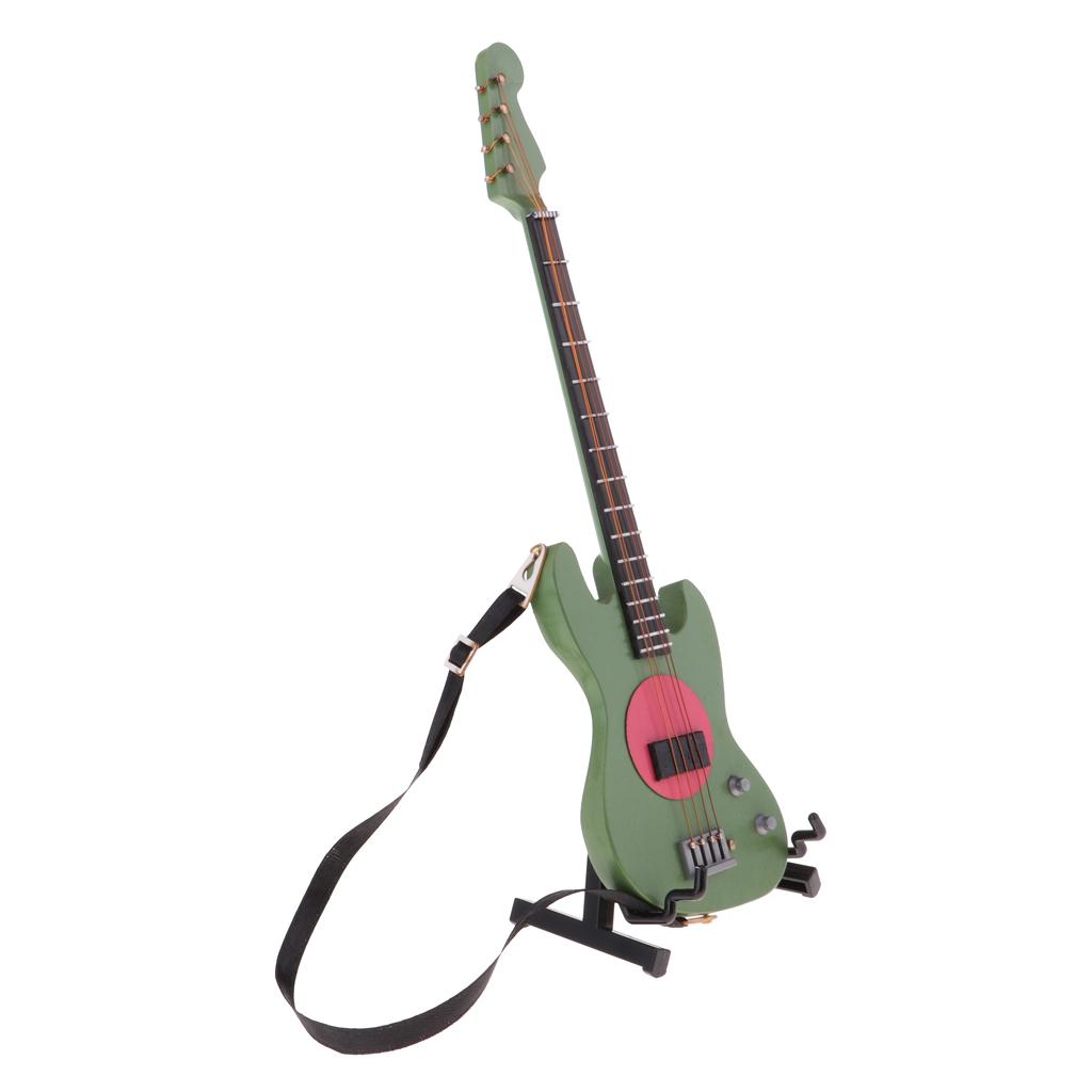 Miniature Electric Bass Guitar - огляд і ціна Action Figure Stand