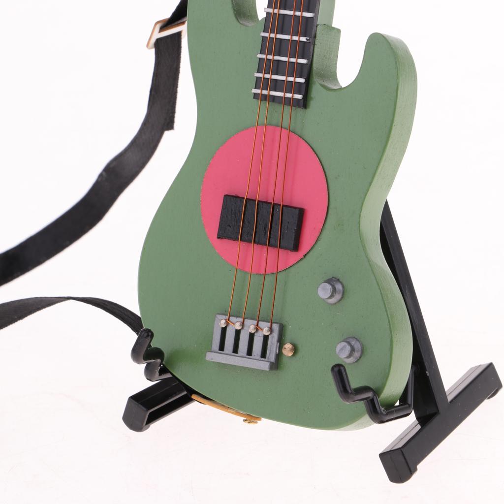 Miniature Electric Bass Guitar - огляд і ціна Action Figure Stand