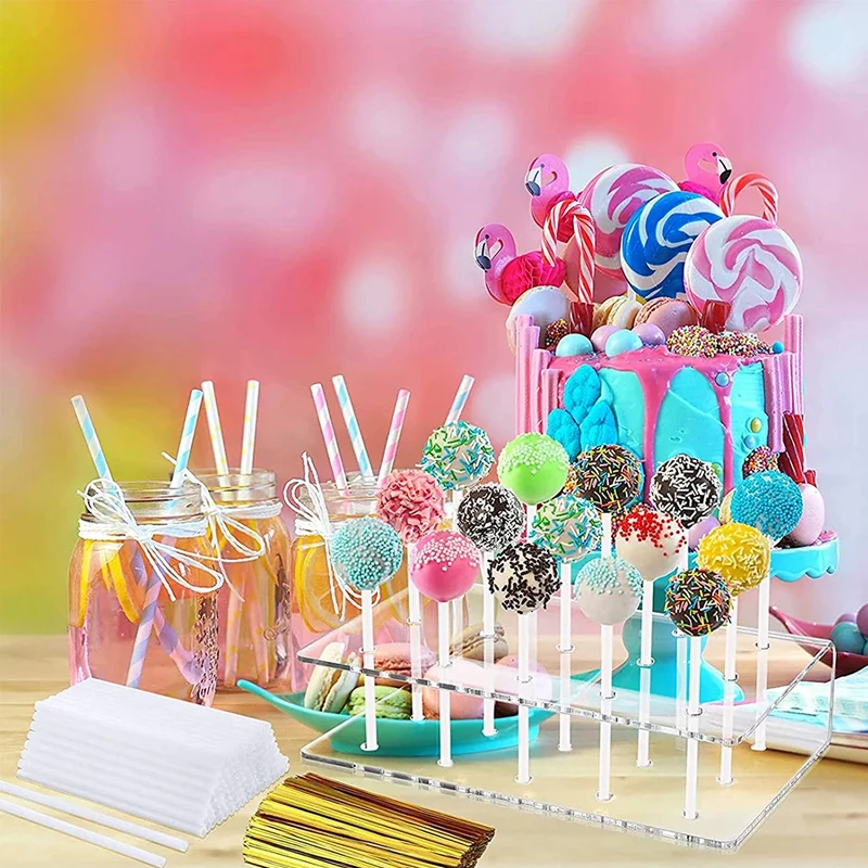Hole Cake Pop Stand Candy Disp - огляд і ціна Pop Display Shelf