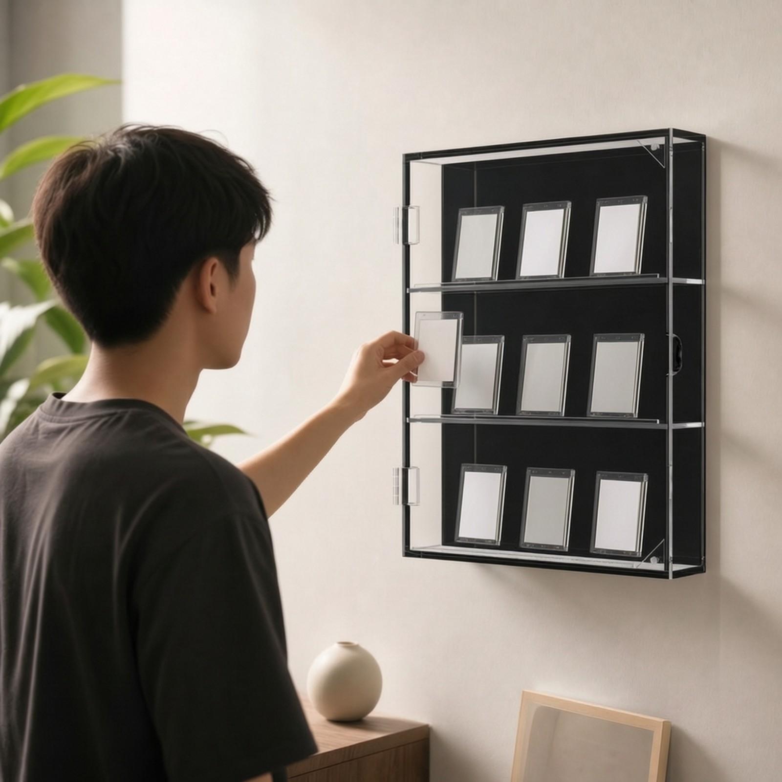 Acrylic Wall Card Display Case - огляд і ціна Display Case Acrylic