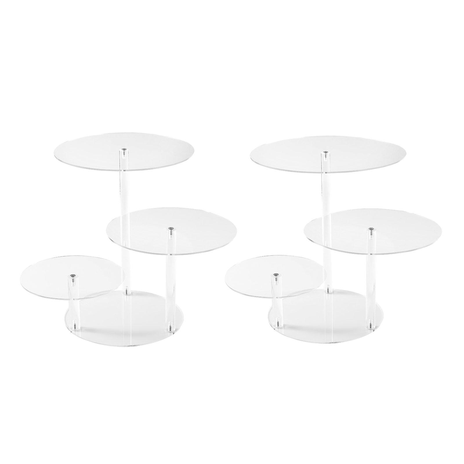 3 Tier Acrylic Cake Display St - огляд і ціна Display Risers Set